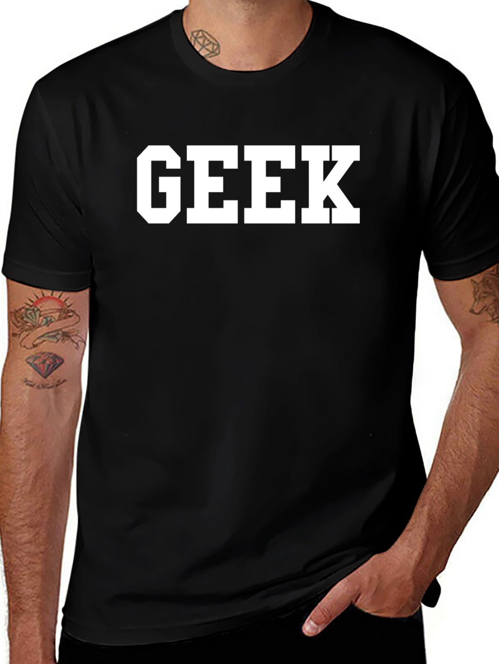 Geek T-Shirt - Classic Black Tee for Nerds