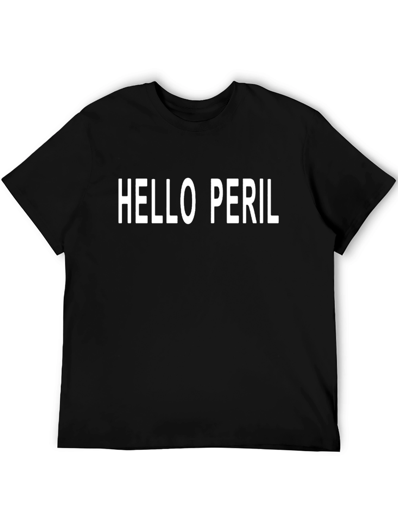 Hello Peril Graphic Tee - Classic Black T-Shirt