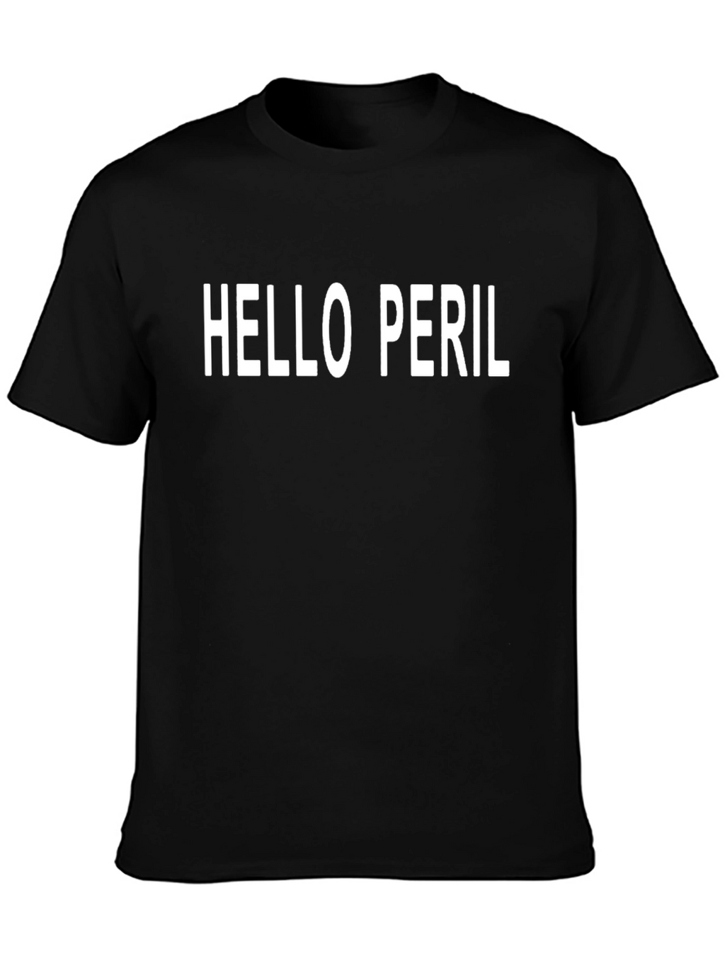 Hello Peril Graphic Tee - Classic Black T-Shirt