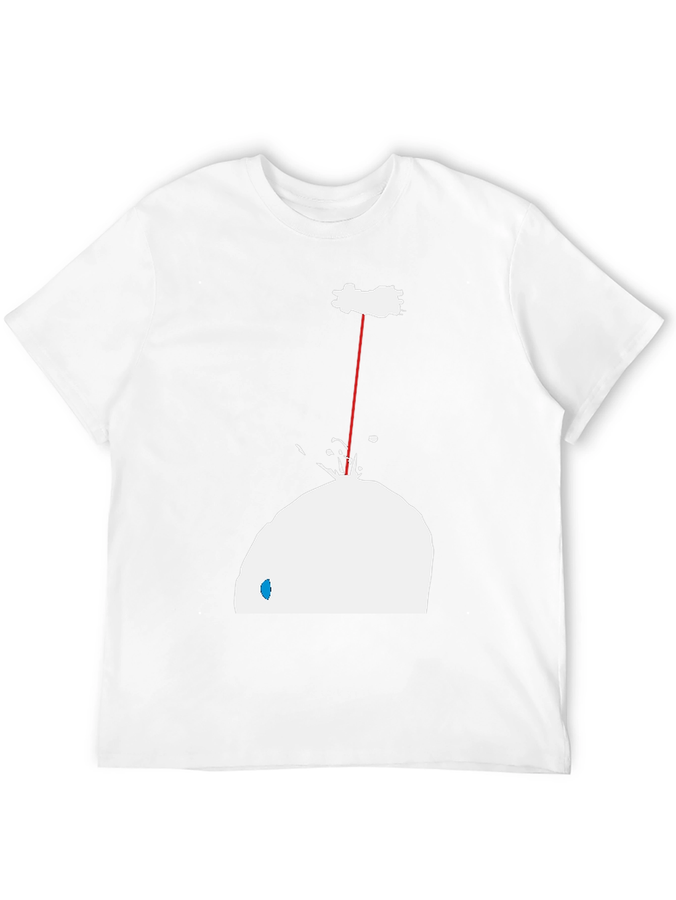 Abstract T-Shirt - Laser Snow Cone Design