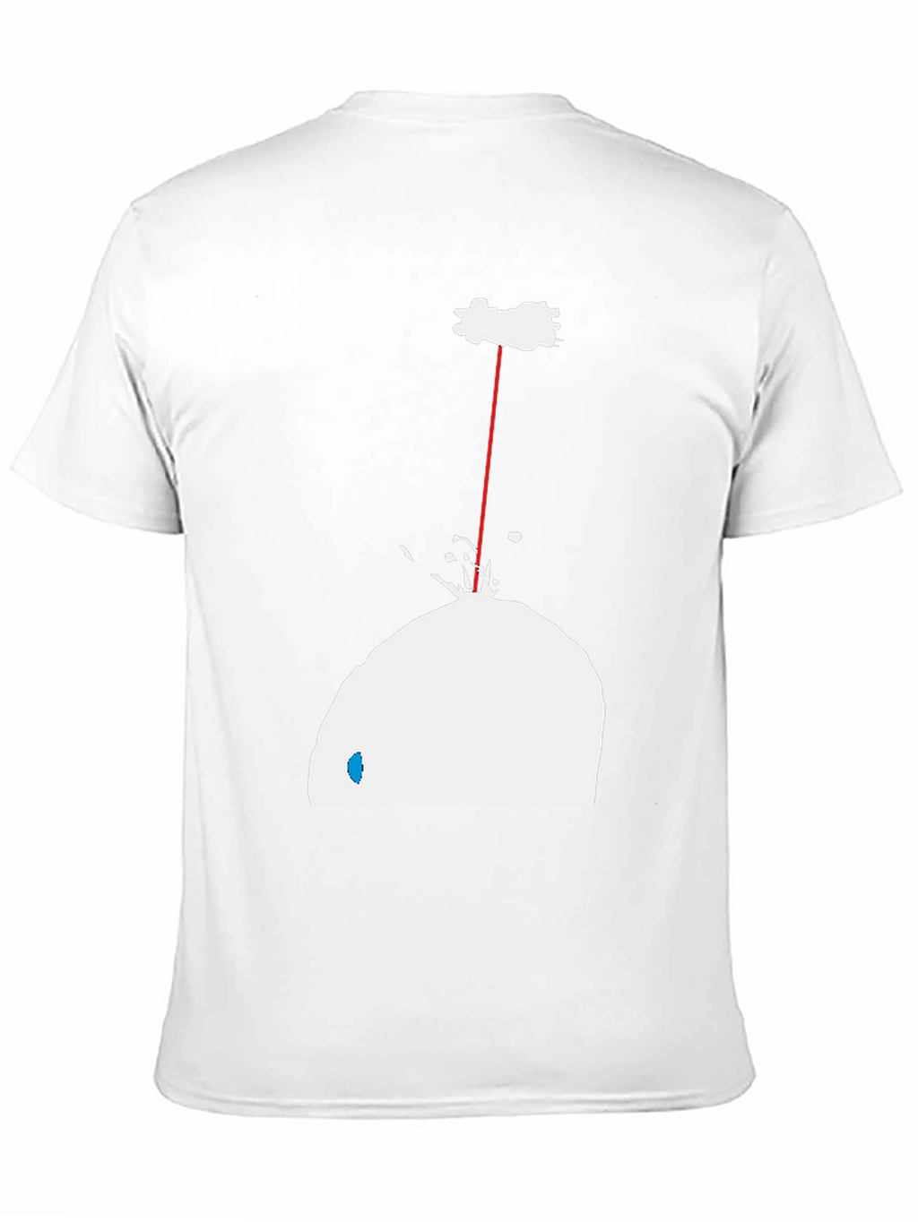 Abstract T-Shirt - Laser Snow Cone Design