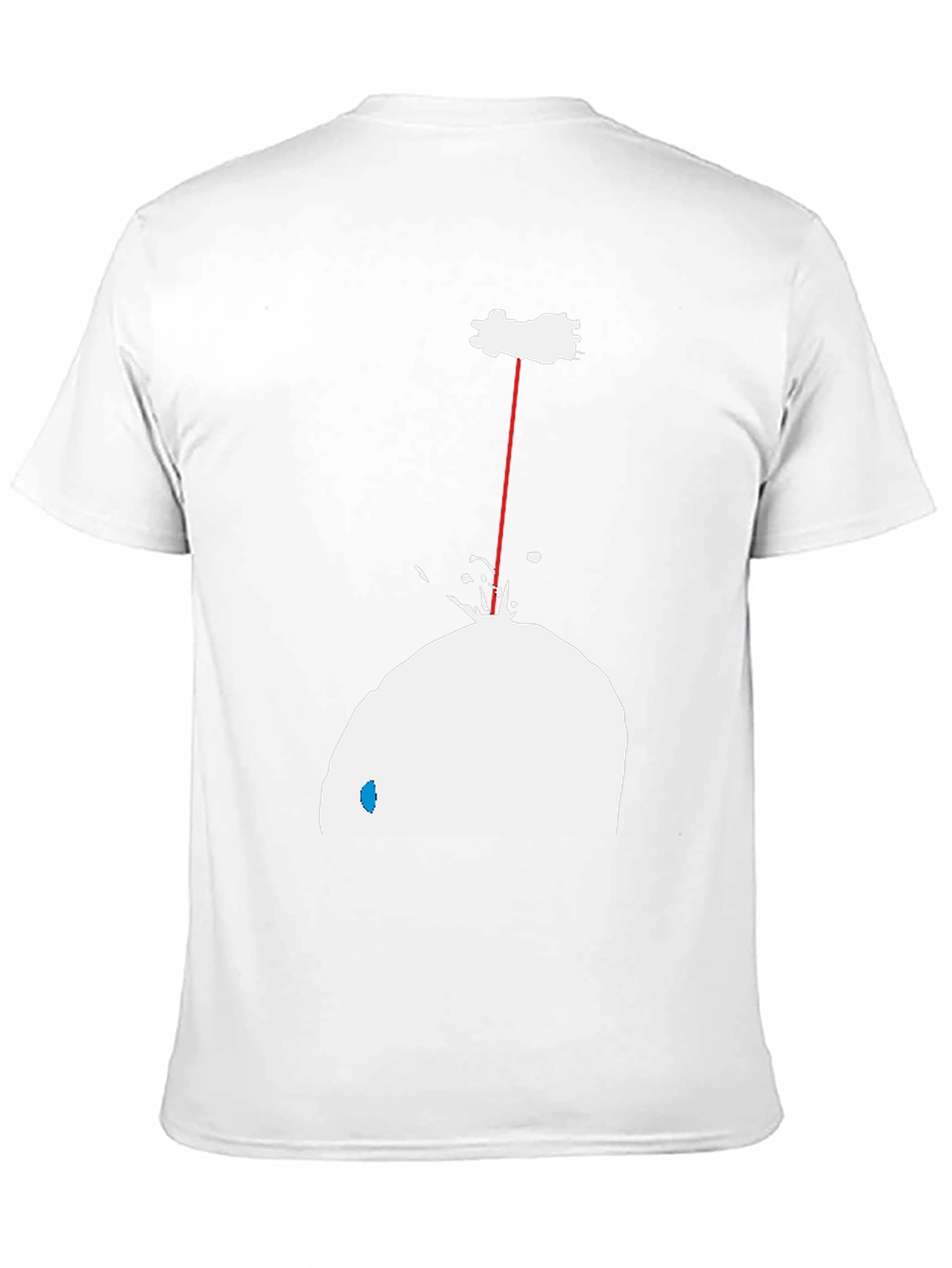 Abstract T-Shirt - Laser Snow Cone Design