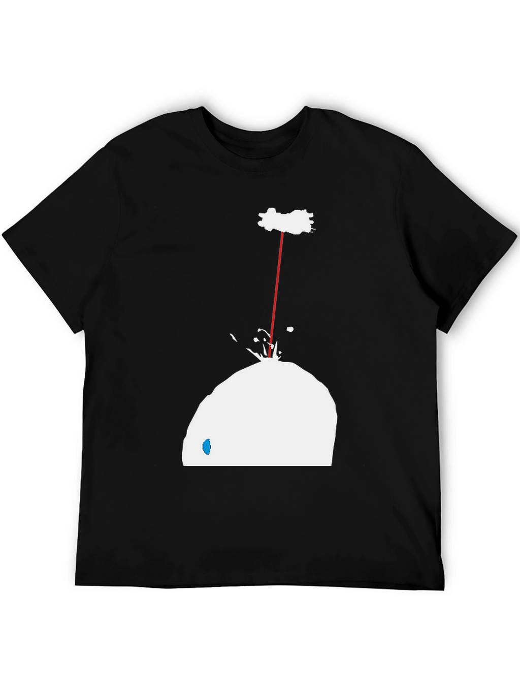 Abstract T-Shirt - Laser Snow Cone Design