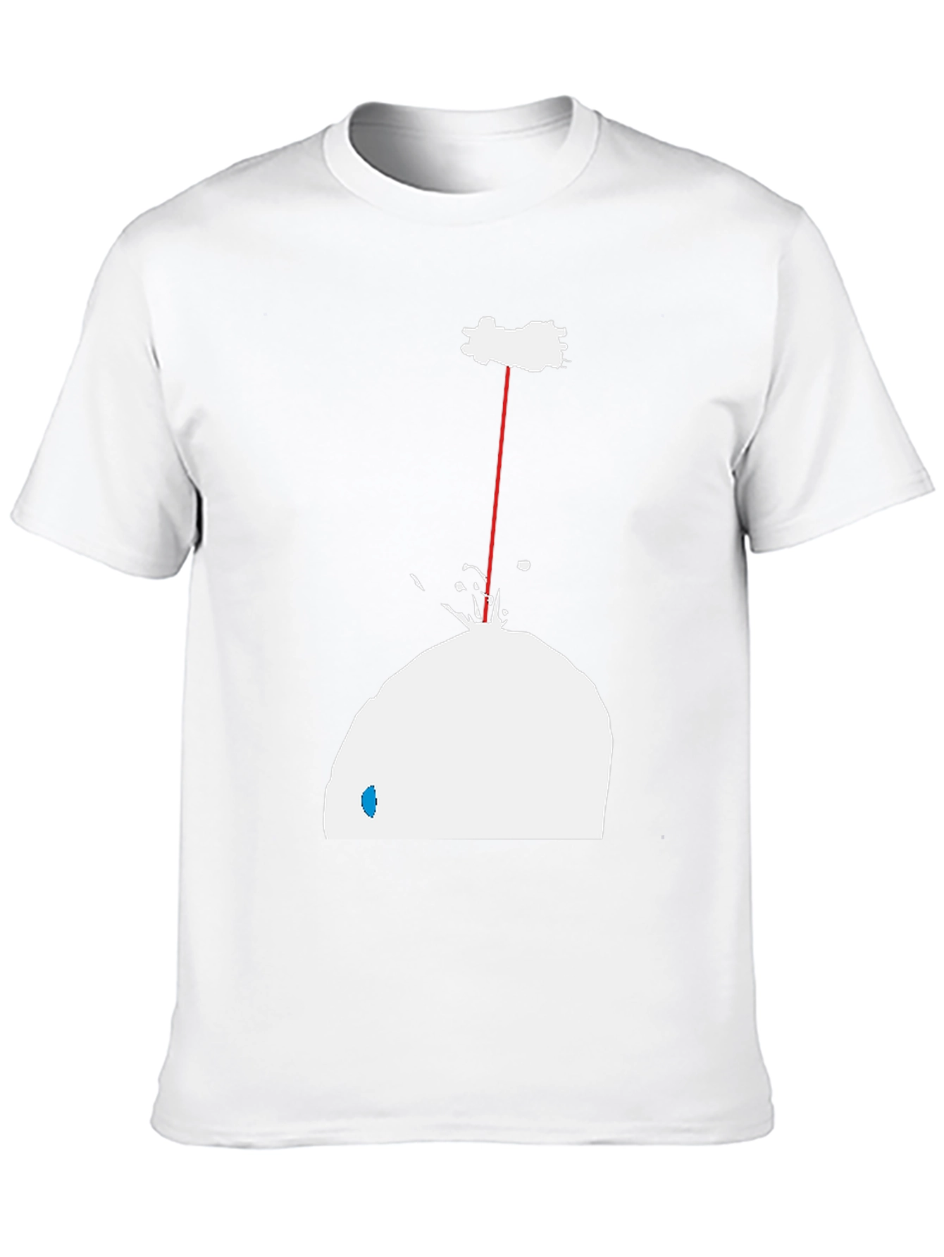 Abstract T-Shirt - Laser Snow Cone Design