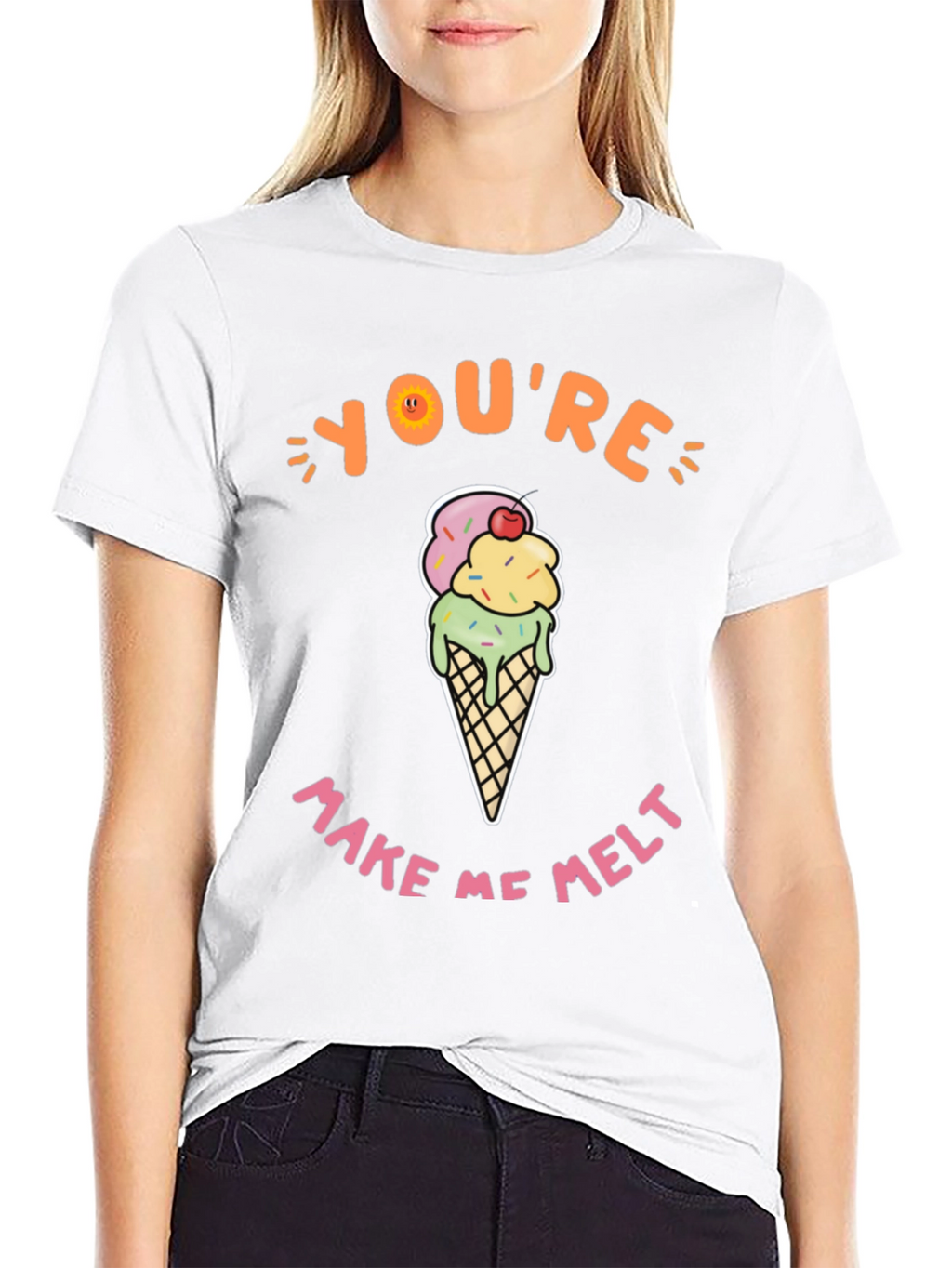 Youre Make Me Melt Ice Cream Graphic Tee