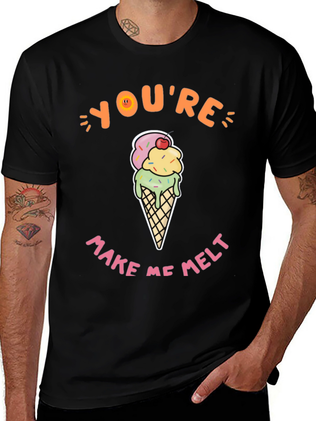 Youre Make Me Melt Ice Cream Graphic Tee