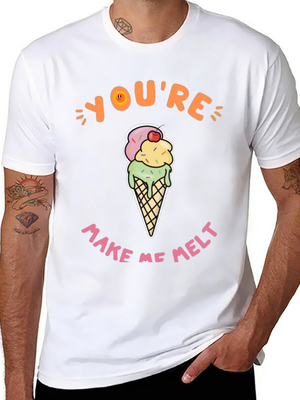 Youre Make Me Melt Ice Cream Graphic Tee