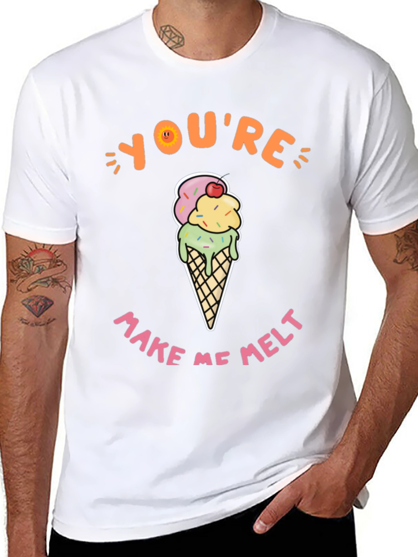 Youre Make Me Melt Ice Cream Graphic Tee