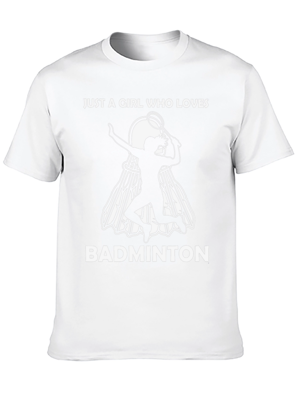 Badminton Girl T-Shirt - Love for Badminton