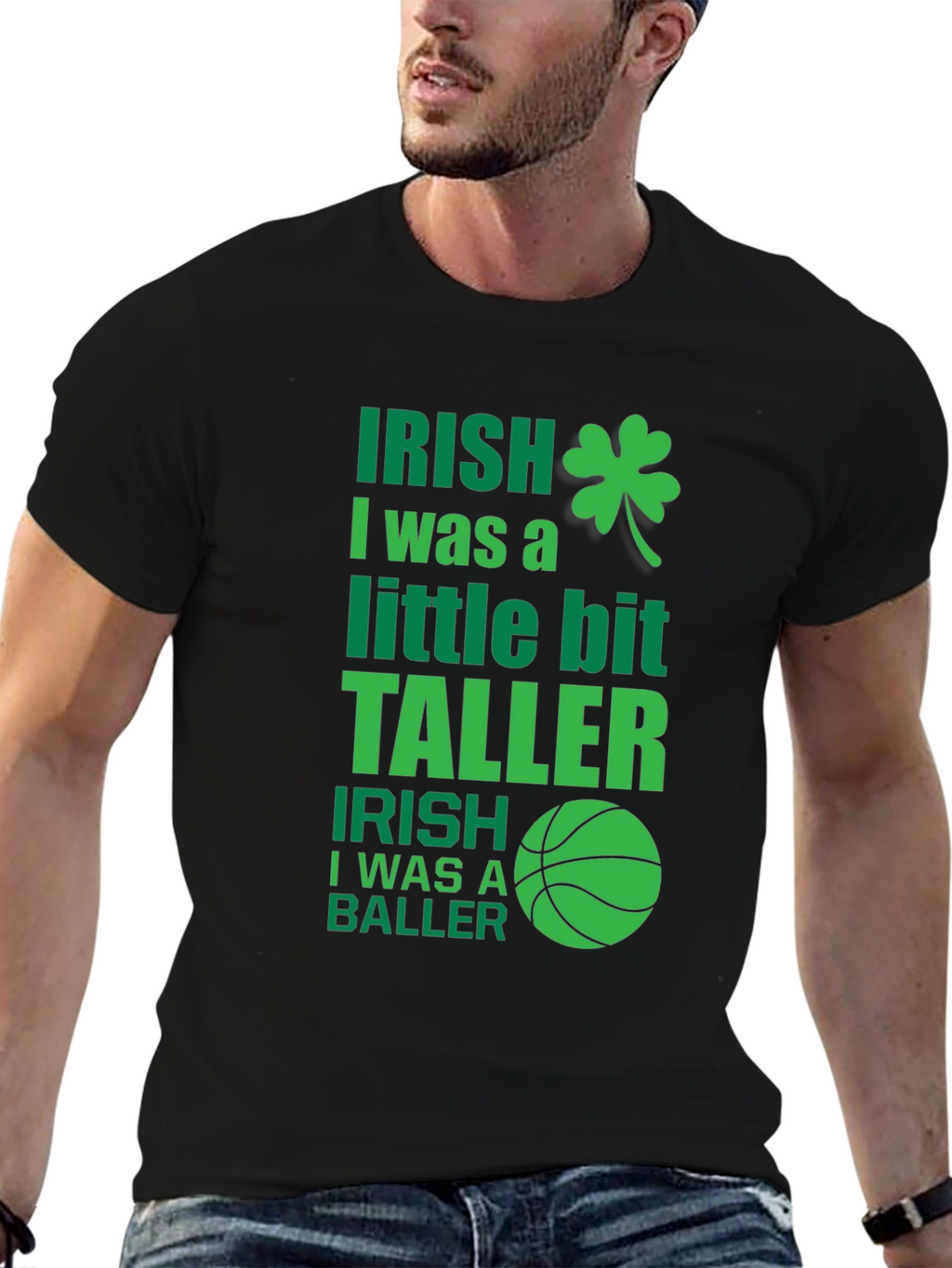 Irish Taller Baller Mens Graphic Tee
