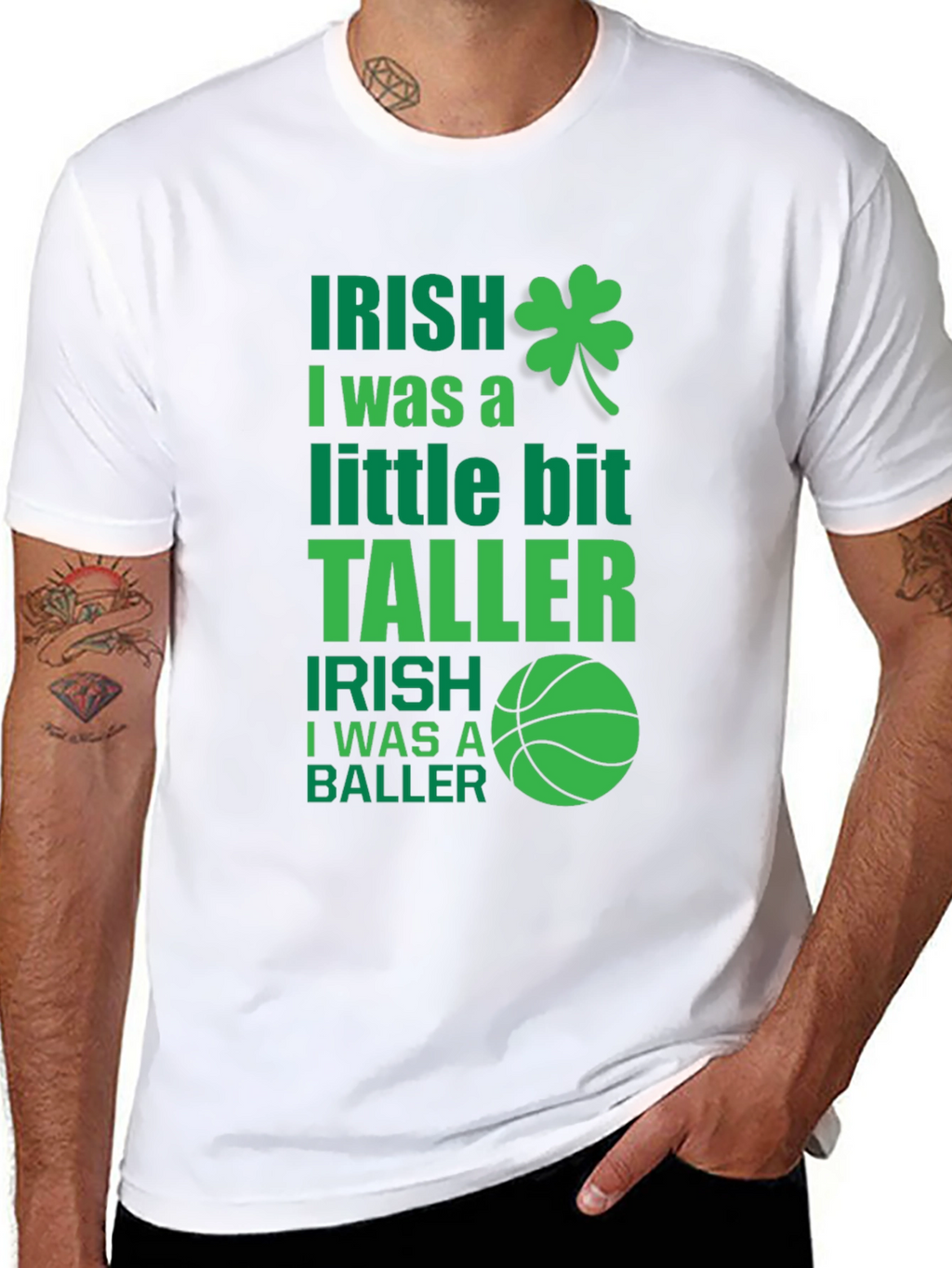 Irish Taller Baller Mens Graphic Tee
