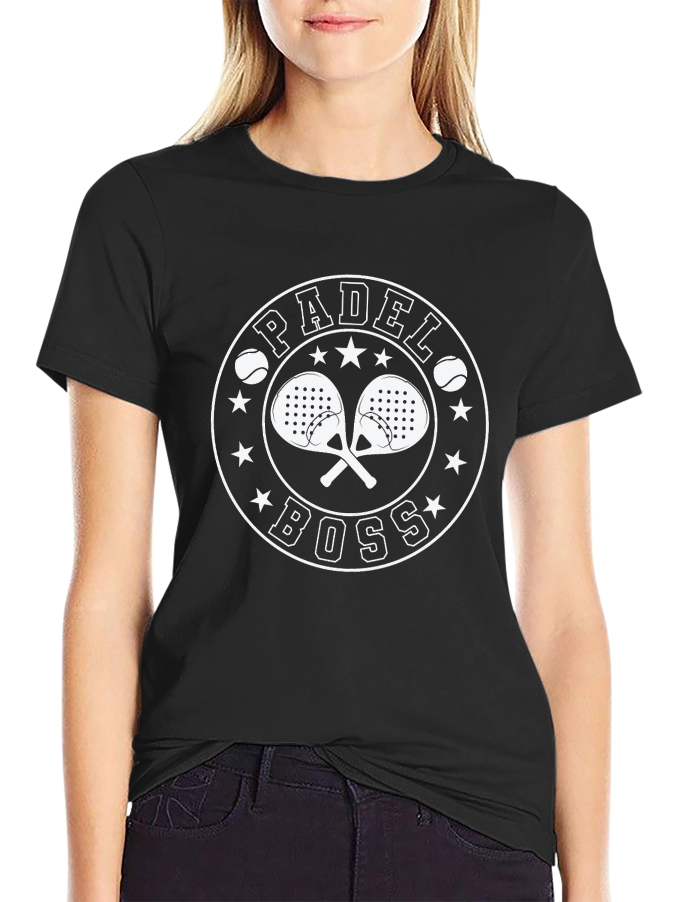 Padel Boss Black T-Shirt