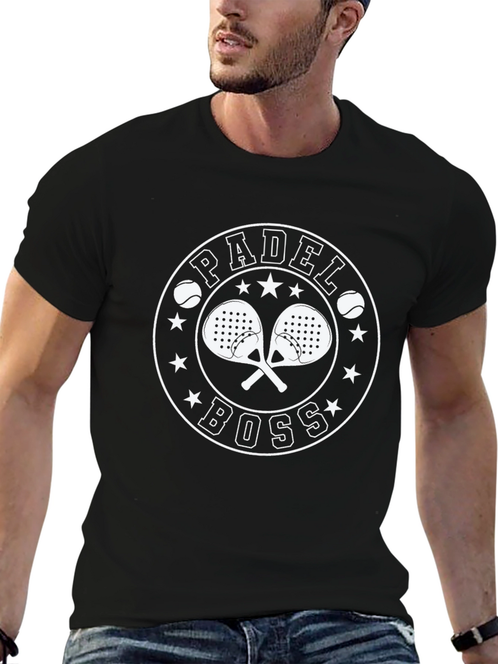 Padel Boss Black T-Shirt
