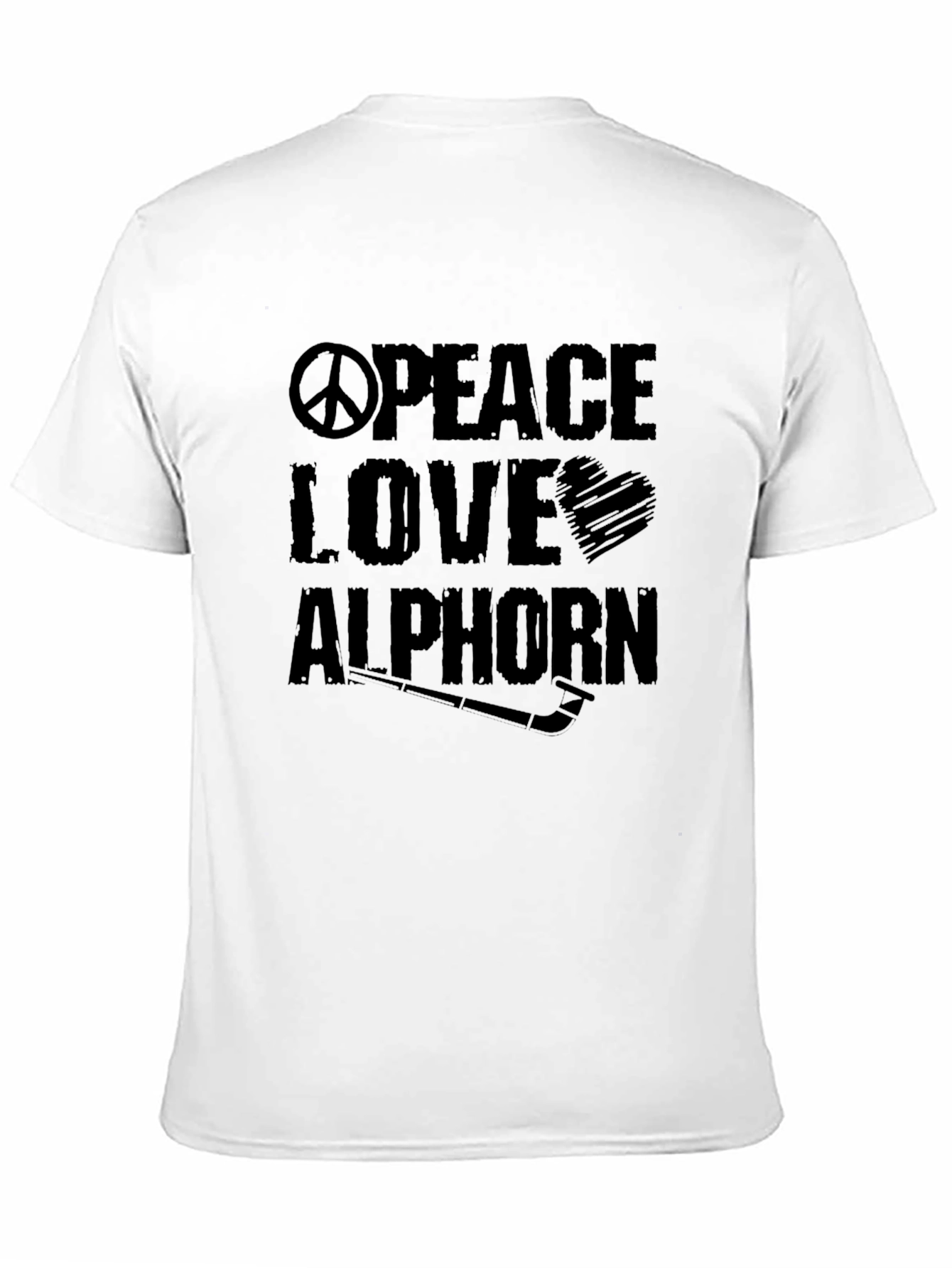 Peace Love Alphorn T-Shirt
