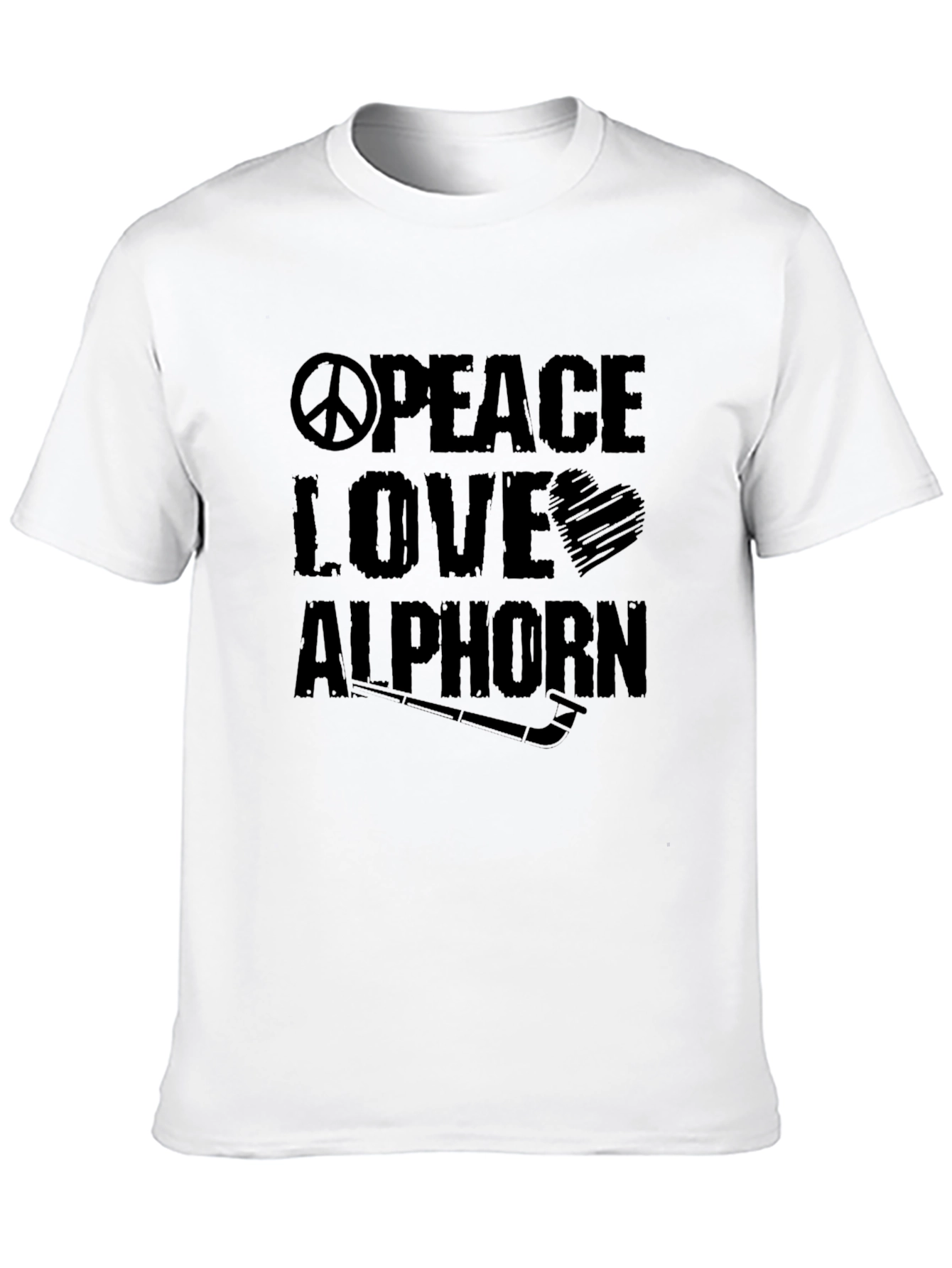 Peace Love Alphorn T-Shirt