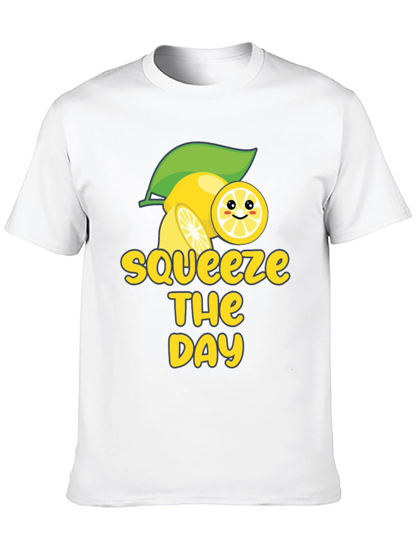 Squeeze the Day T-Shirt - Lemon Graphic Tee