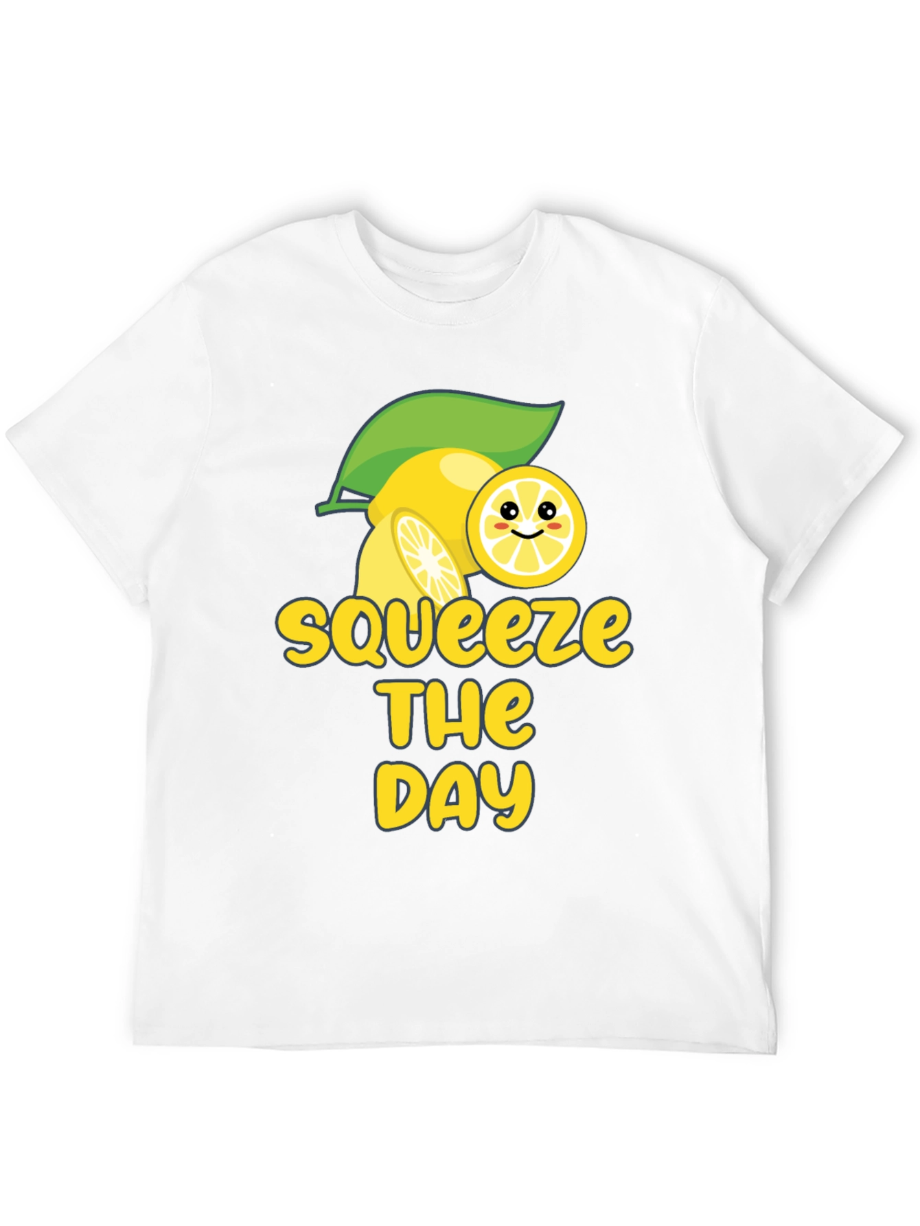 Squeeze the Day T-Shirt - Lemon Graphic Tee