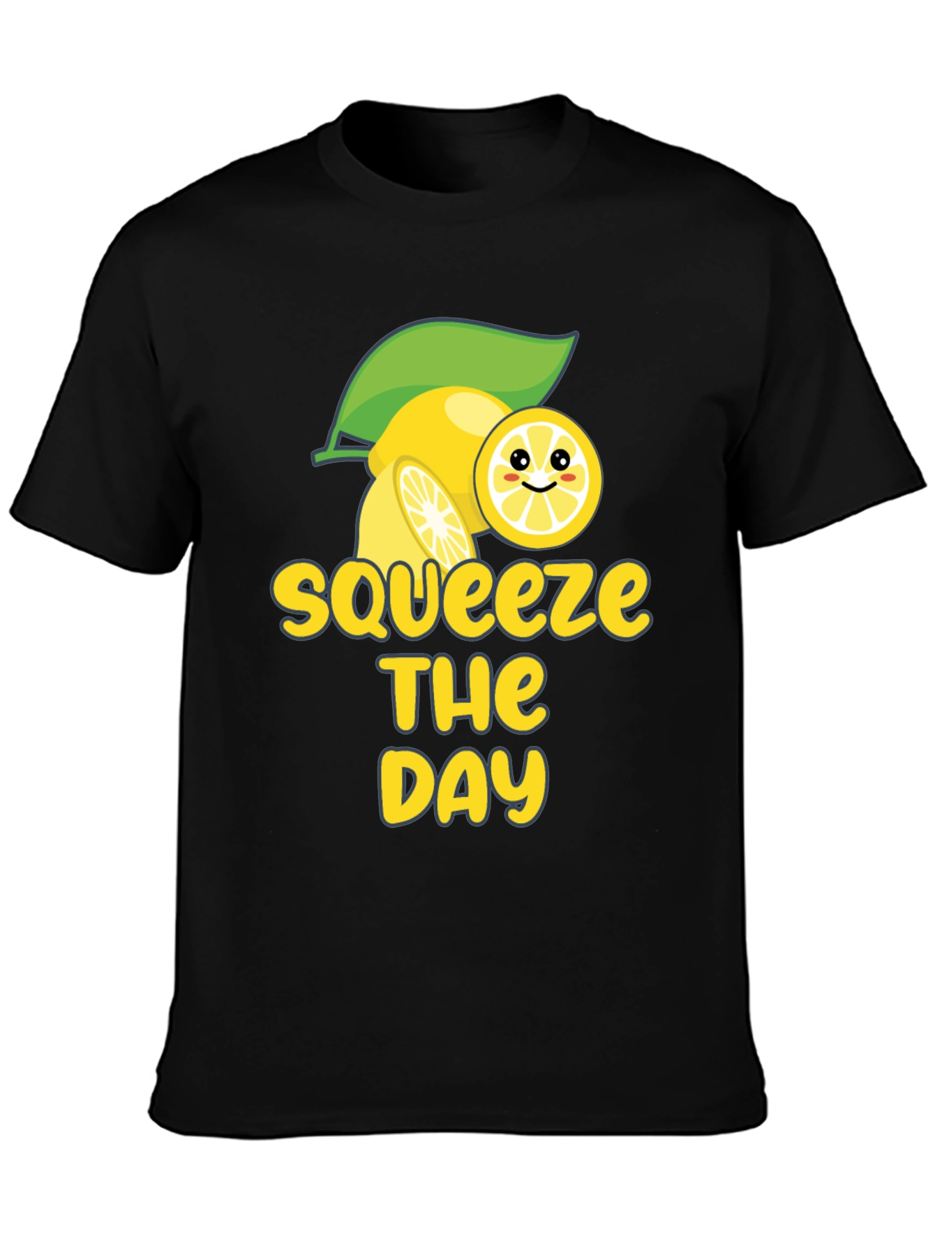 Squeeze the Day T-Shirt - Lemon Graphic Tee