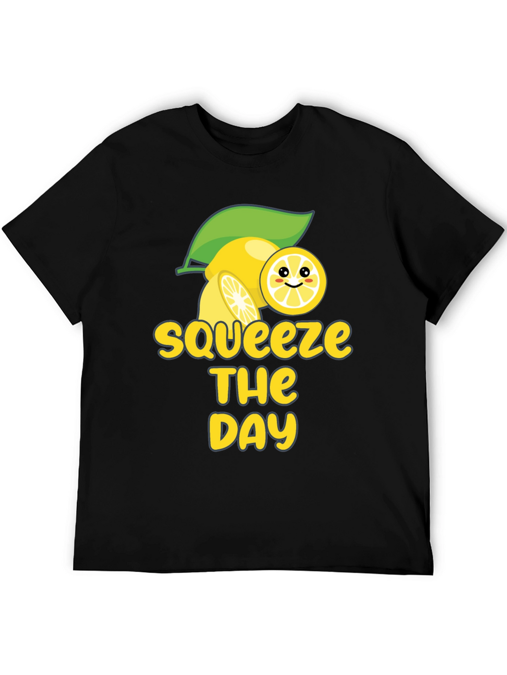 Squeeze the Day T-Shirt - Lemon Graphic Tee