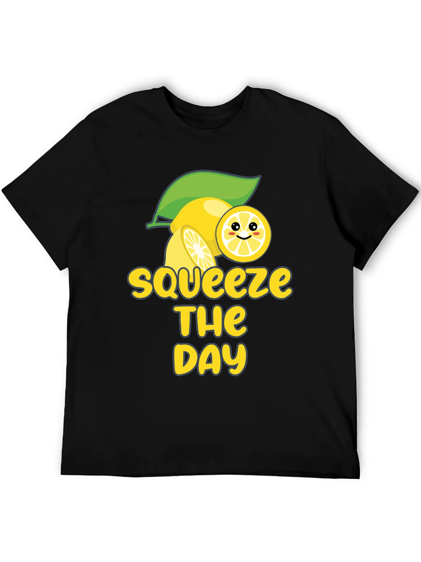 Squeeze the Day T-Shirt - Lemon Graphic Tee