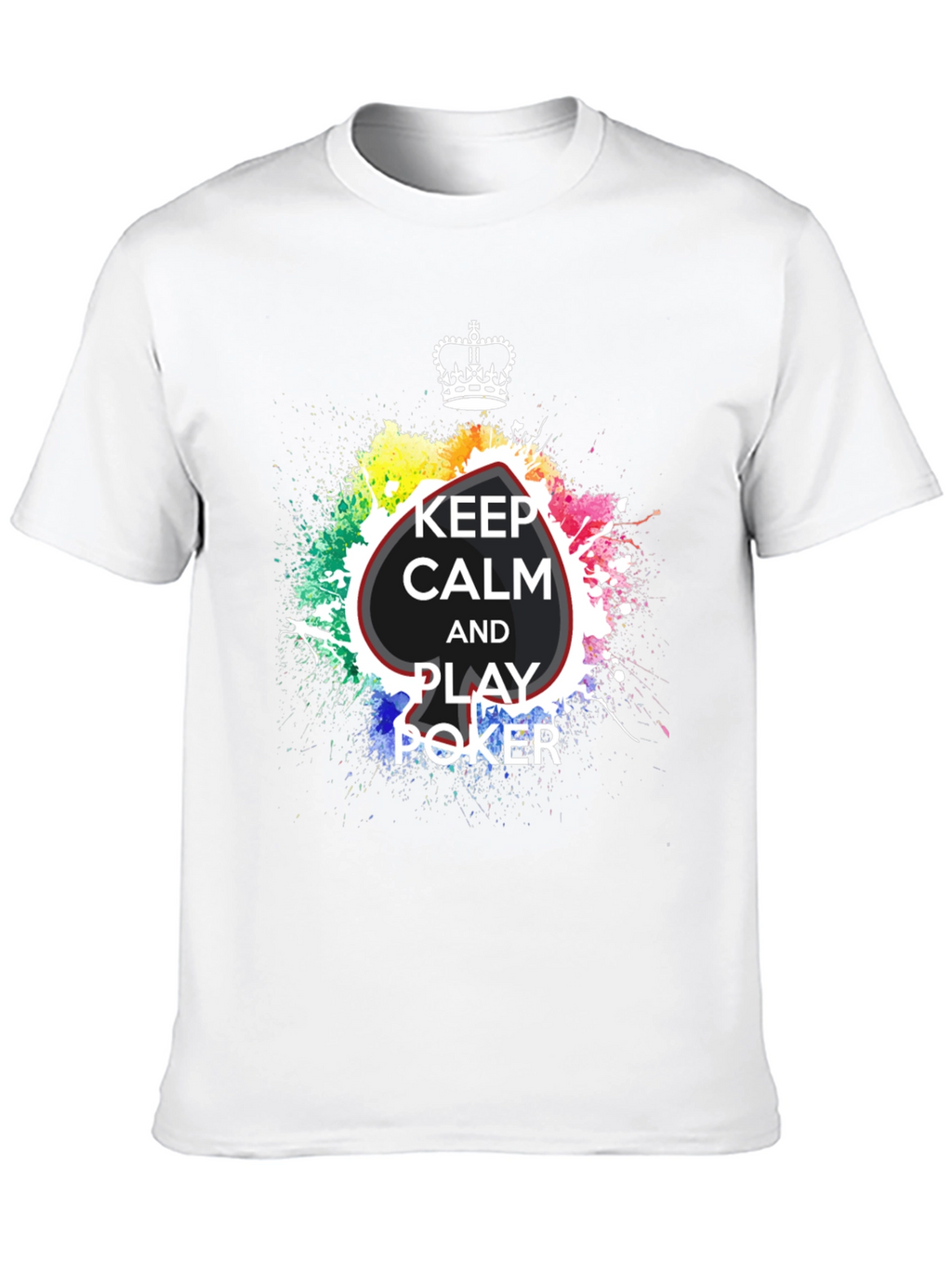 Keep Calm and Play Poker Black T-Shirt