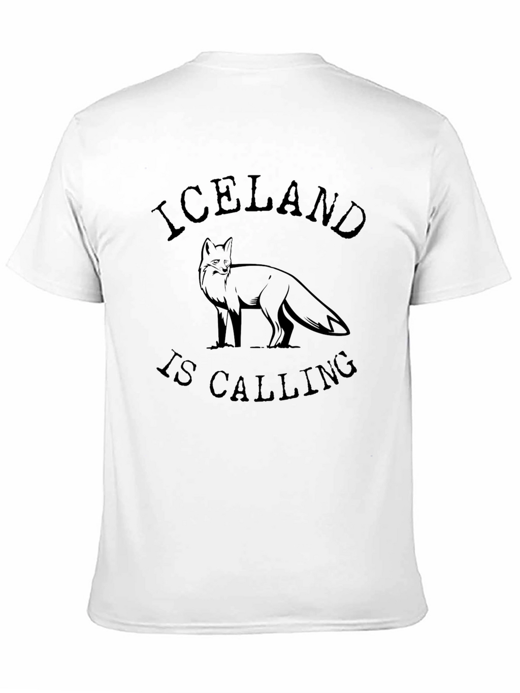 Iceland is Calling Black T-Shirt