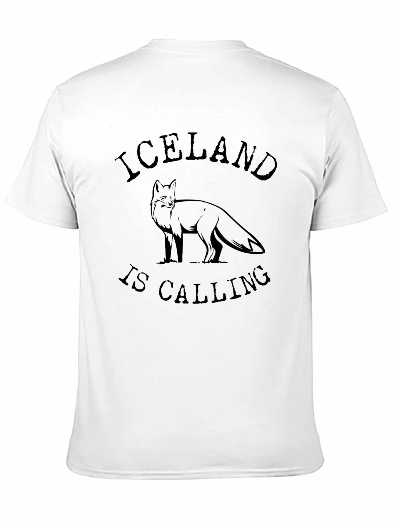 Iceland is Calling Black T-Shirt