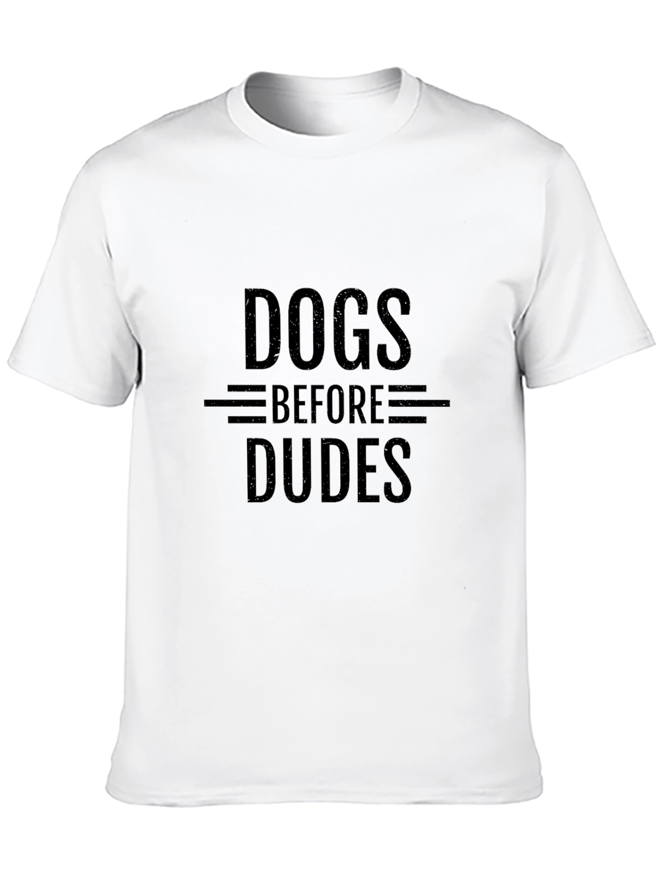 Dogs Before Dudes Black Graphic Tee