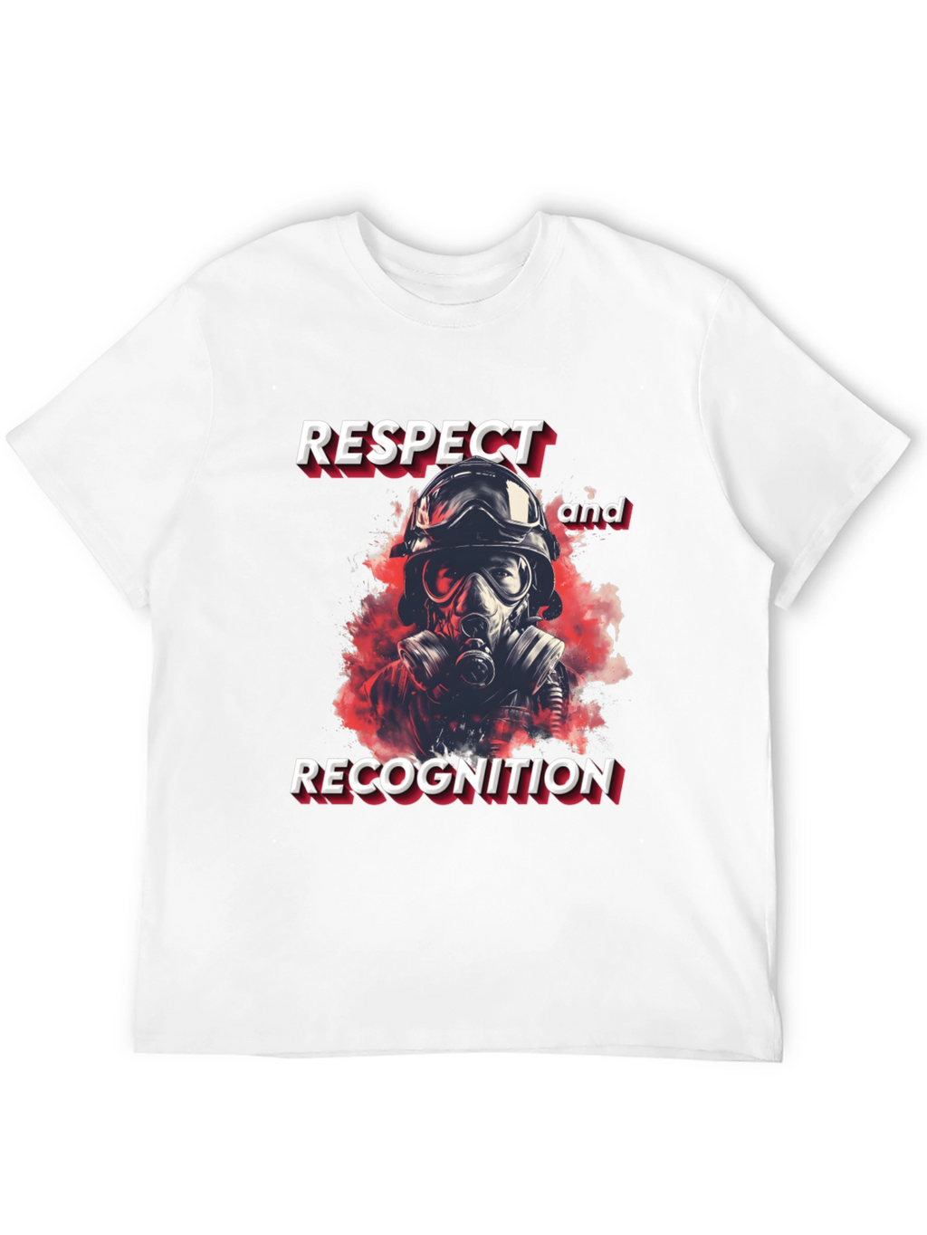 Respect Recognition Firefighter Graphic Tee