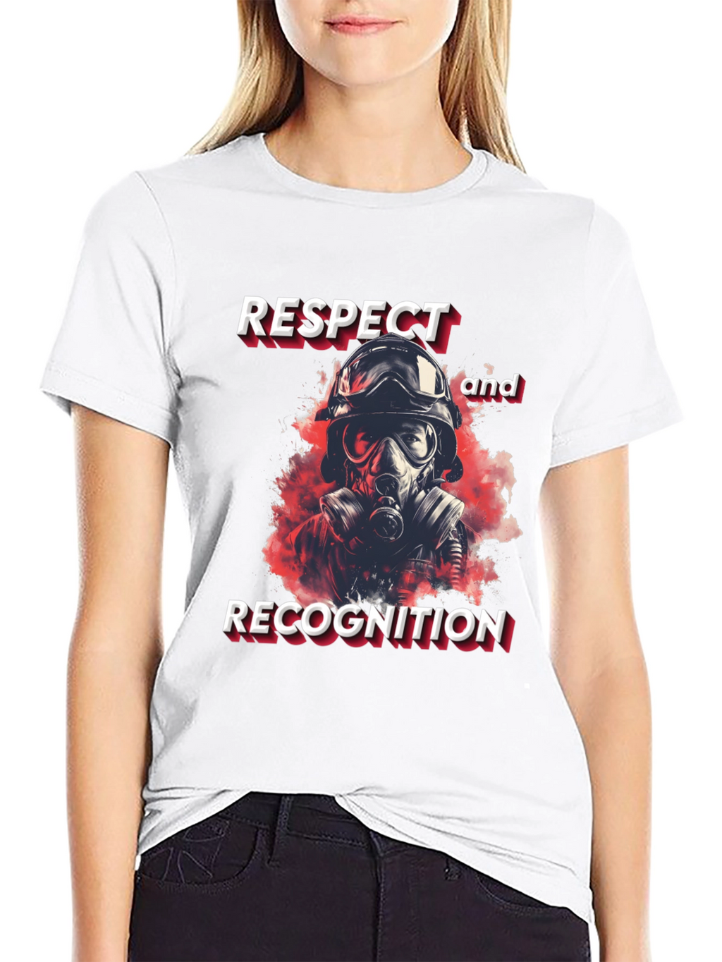 Respect Recognition Firefighter Graphic Tee