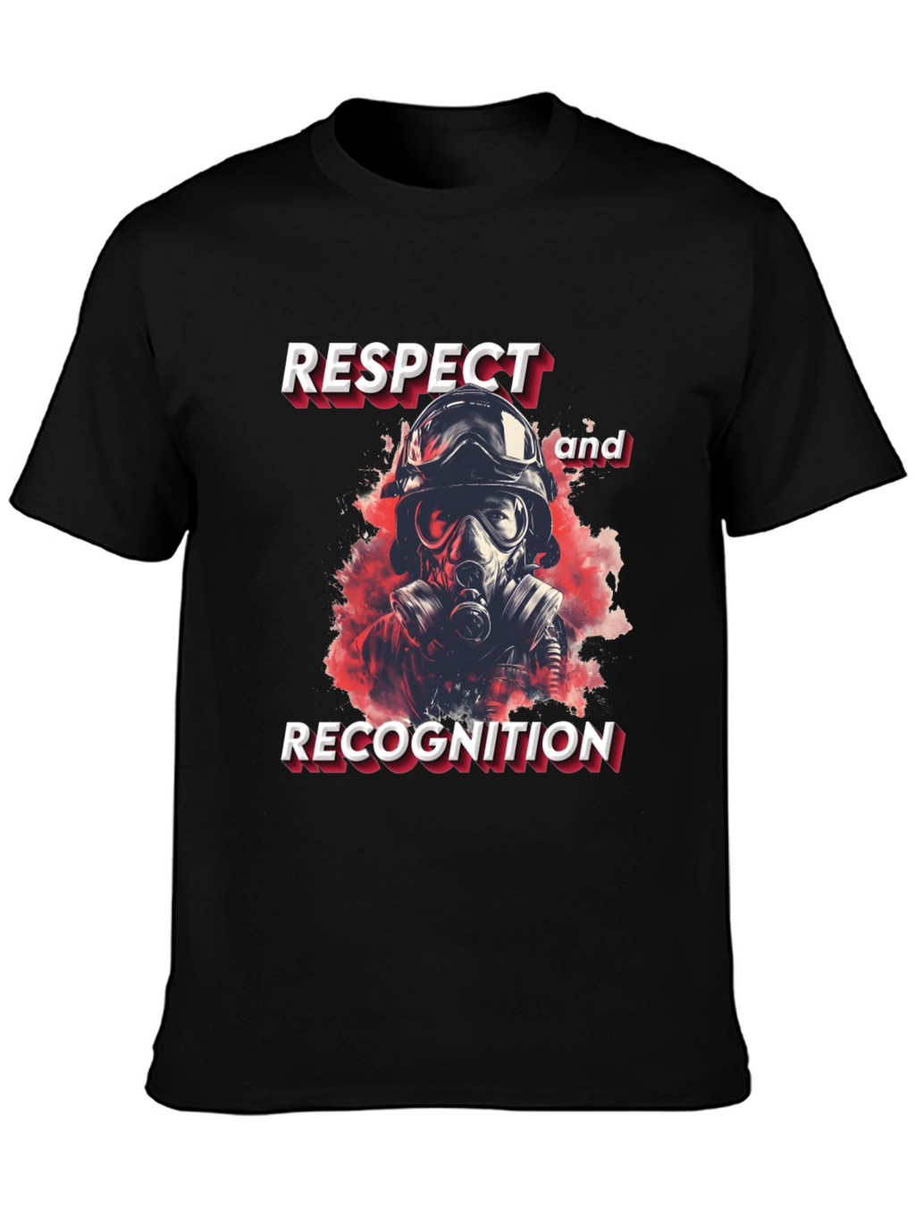 Respect Recognition Firefighter Graphic Tee