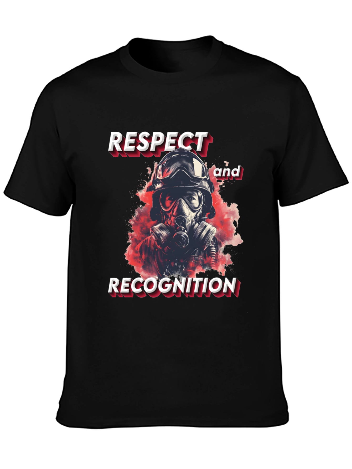 Respect Recognition Firefighter Graphic Tee