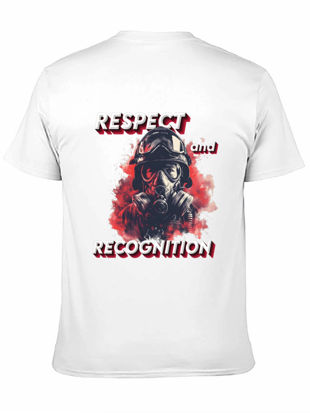Respect Recognition Firefighter Graphic Tee