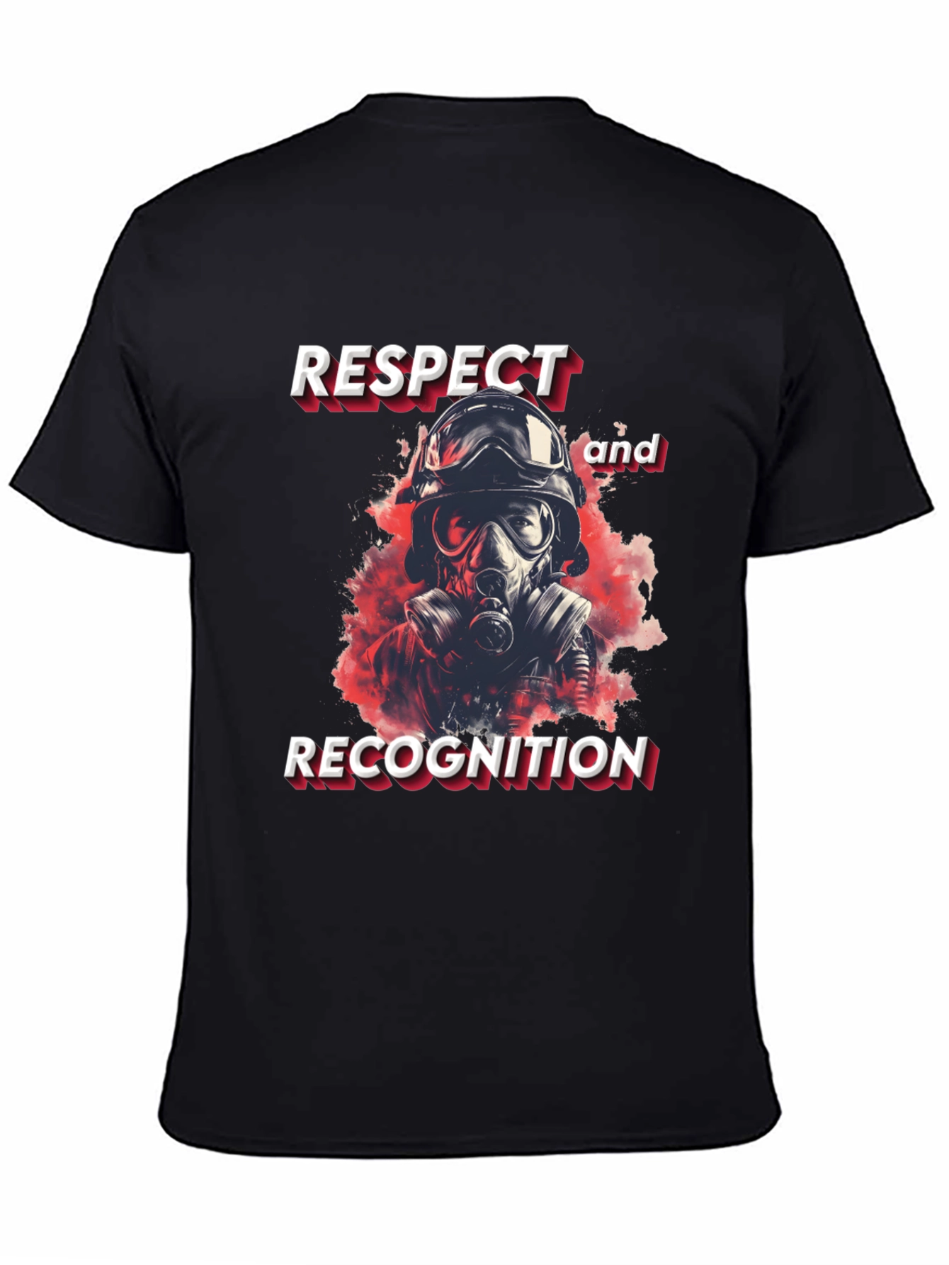 Respect Recognition Firefighter Graphic Tee