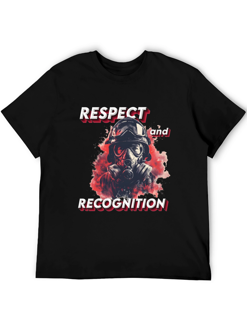 Respect Recognition Firefighter Graphic Tee