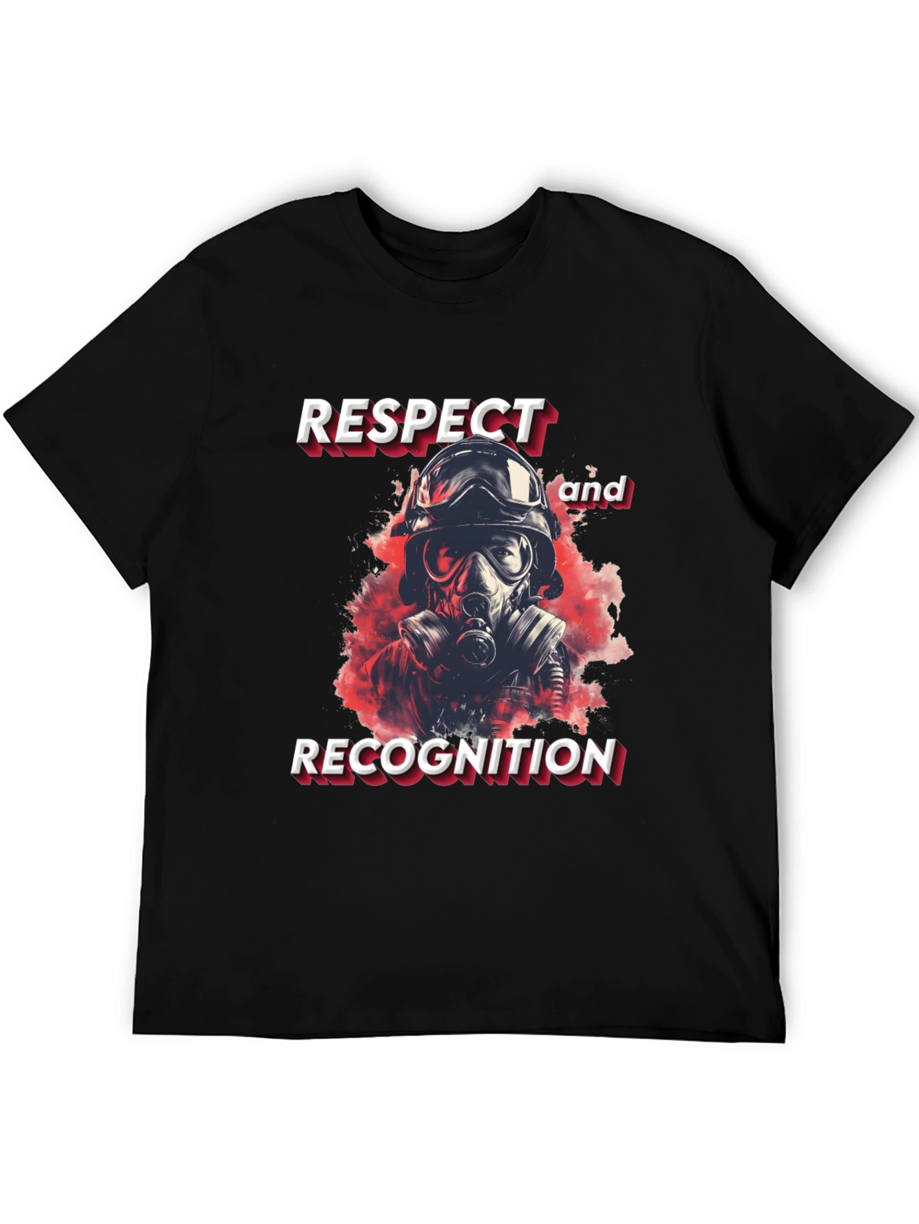 Respect Recognition Firefighter Graphic Tee