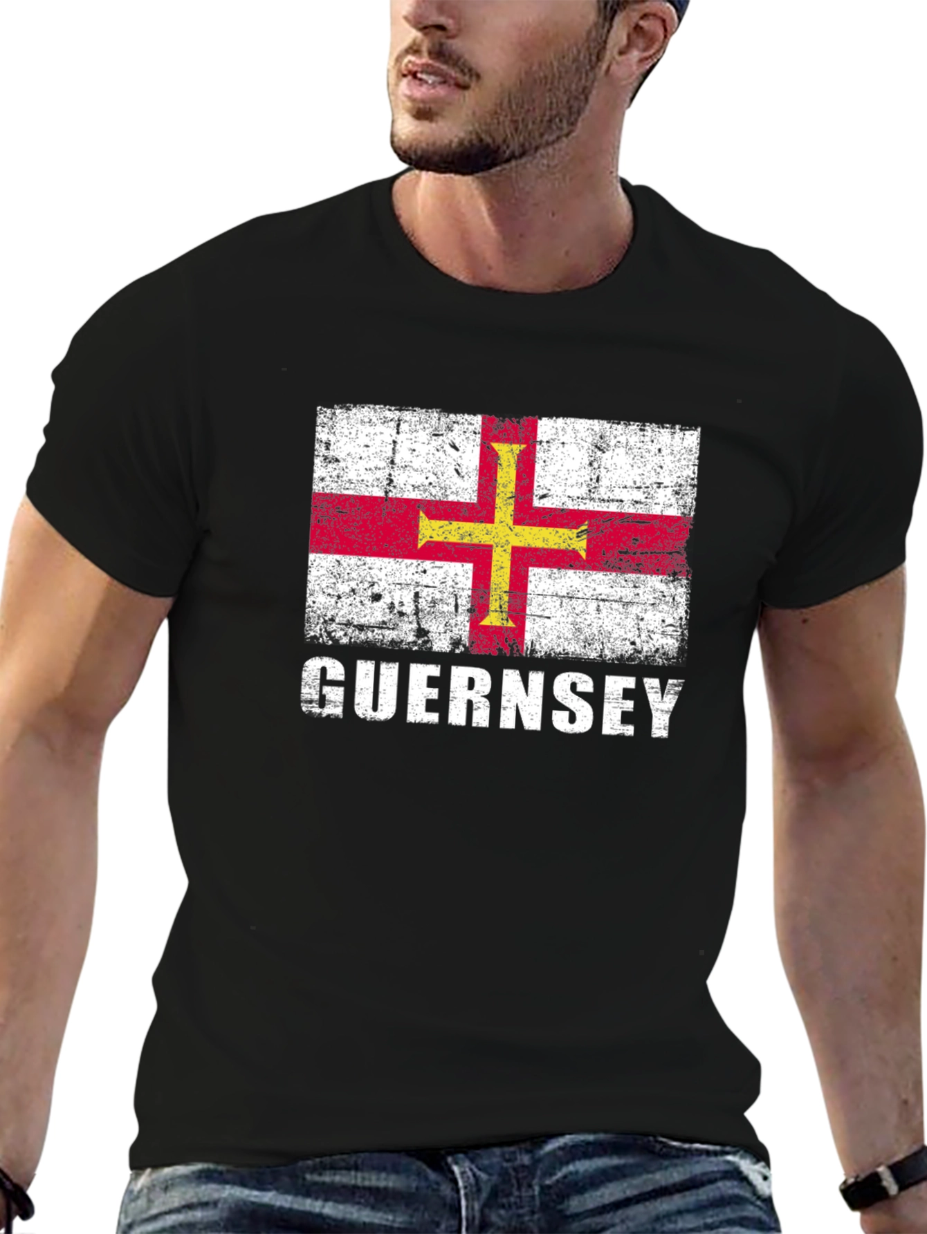 Guernsey Flag Graphic T-Shirt