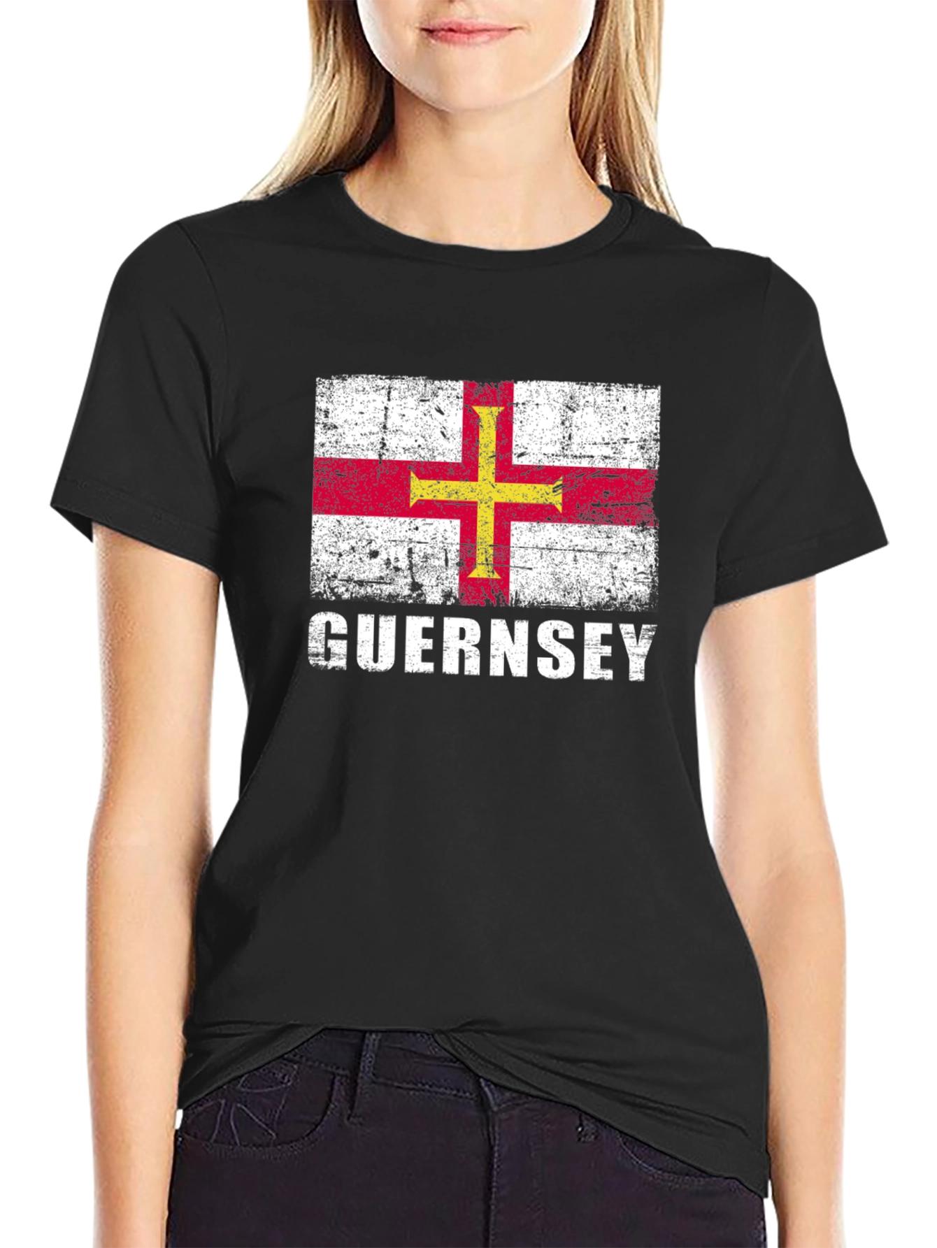 Guernsey Flag Graphic T-Shirt