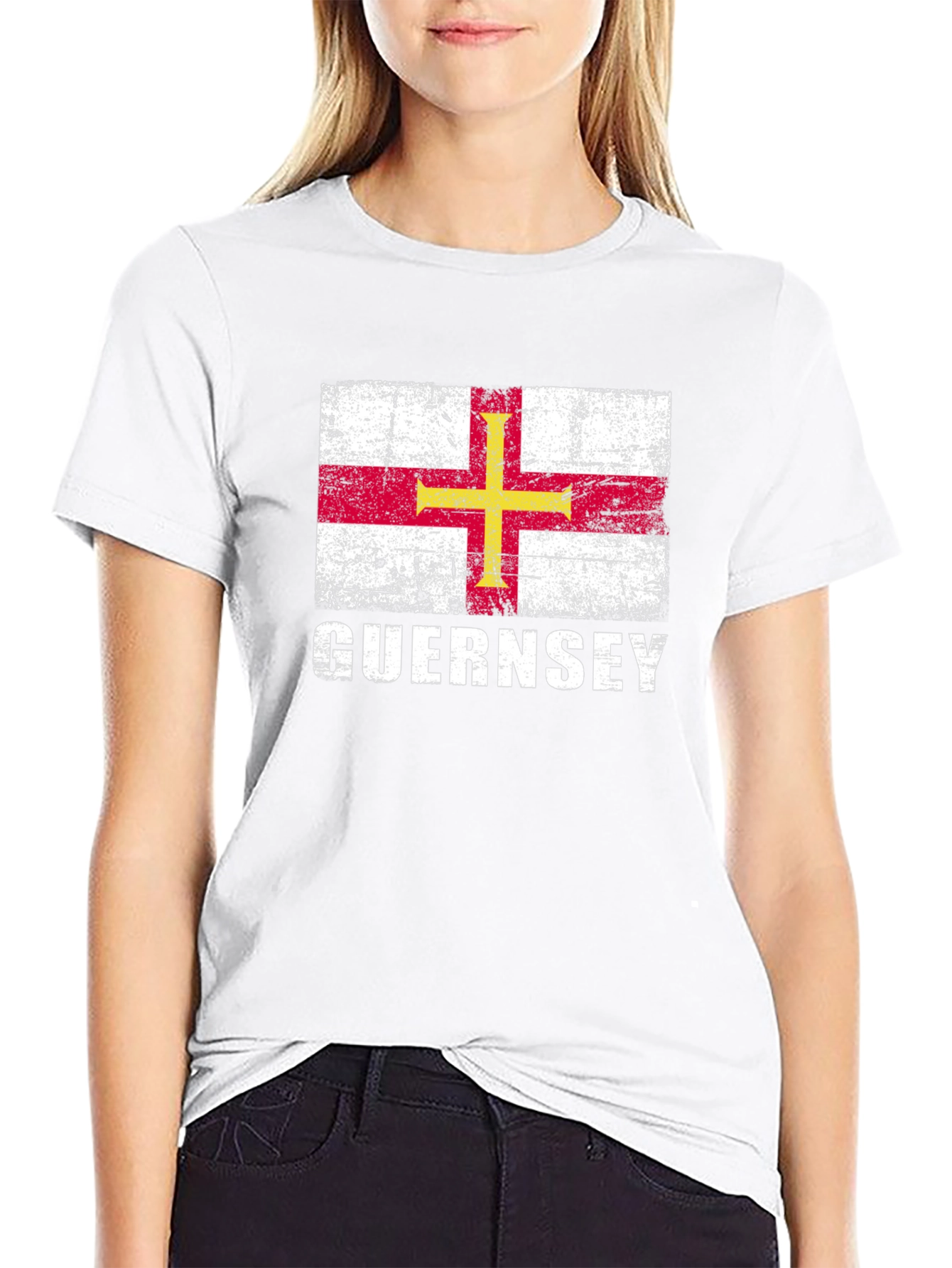 Guernsey Flag Graphic T-Shirt