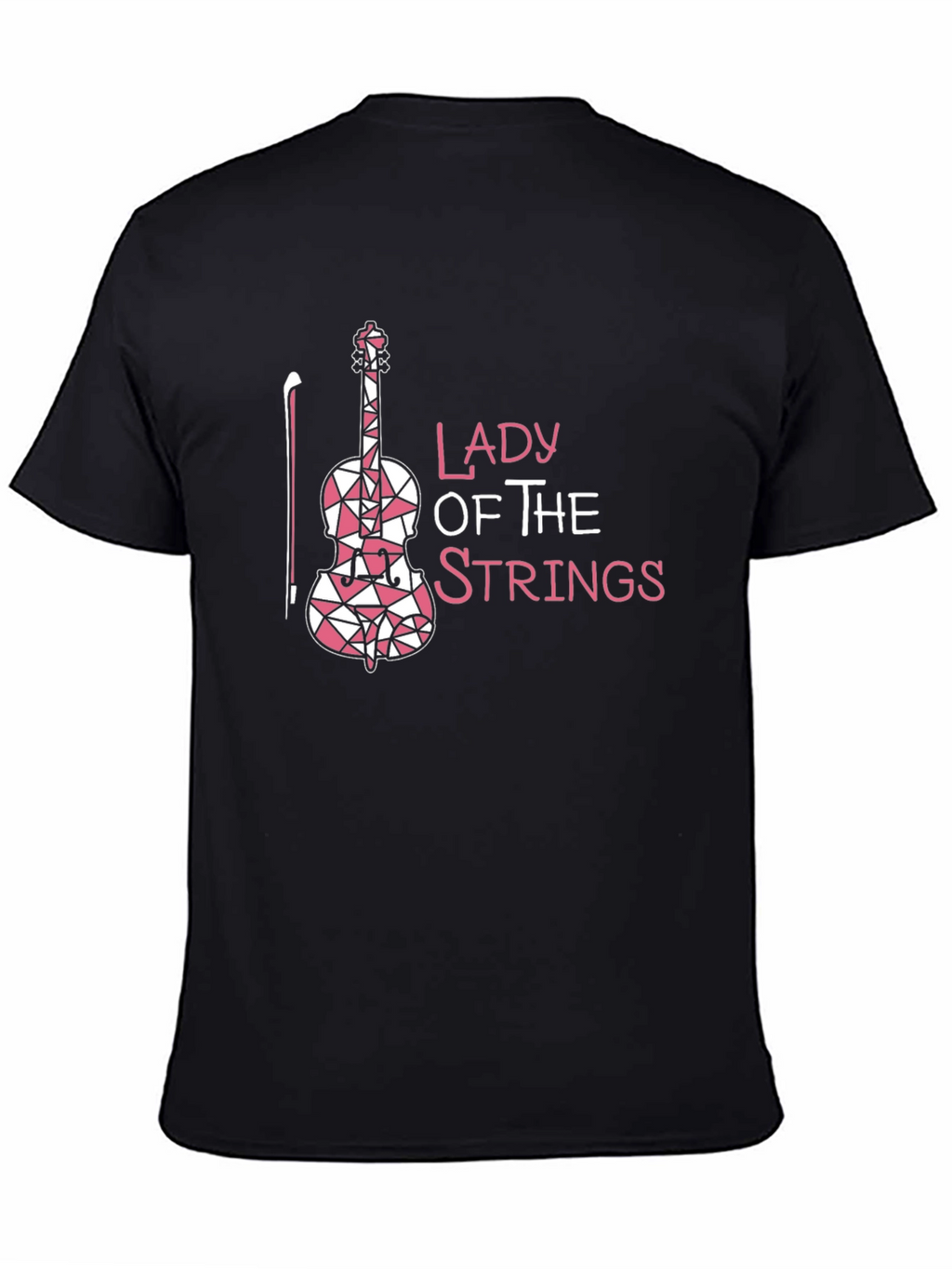Lady of the Strings Black T-Shirt