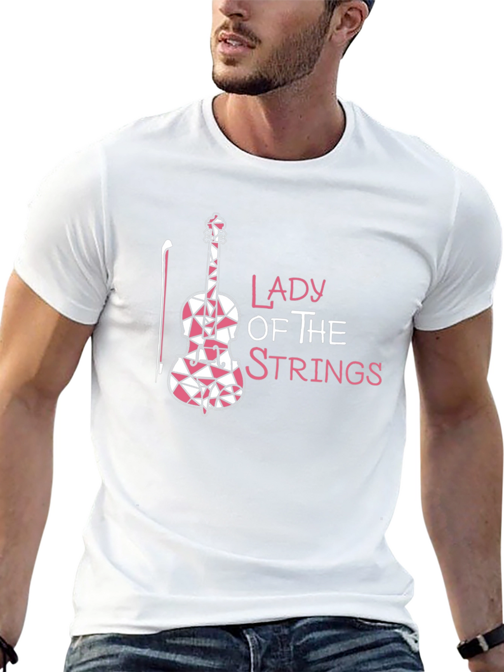Lady of the Strings Black T-Shirt