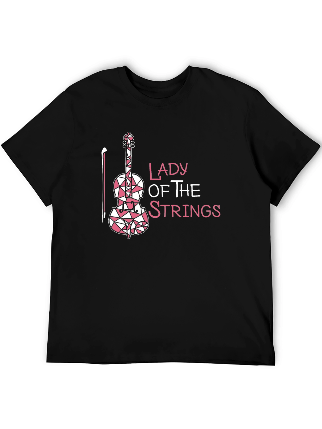 Lady of the Strings Black T-Shirt