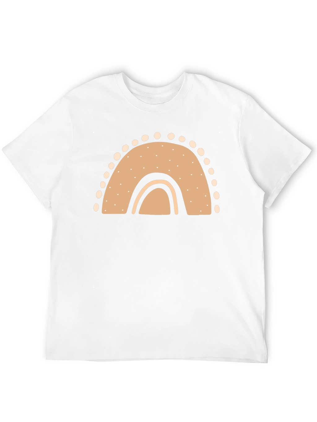 Boho Rainbow Graphic Tee - Casual Comfort