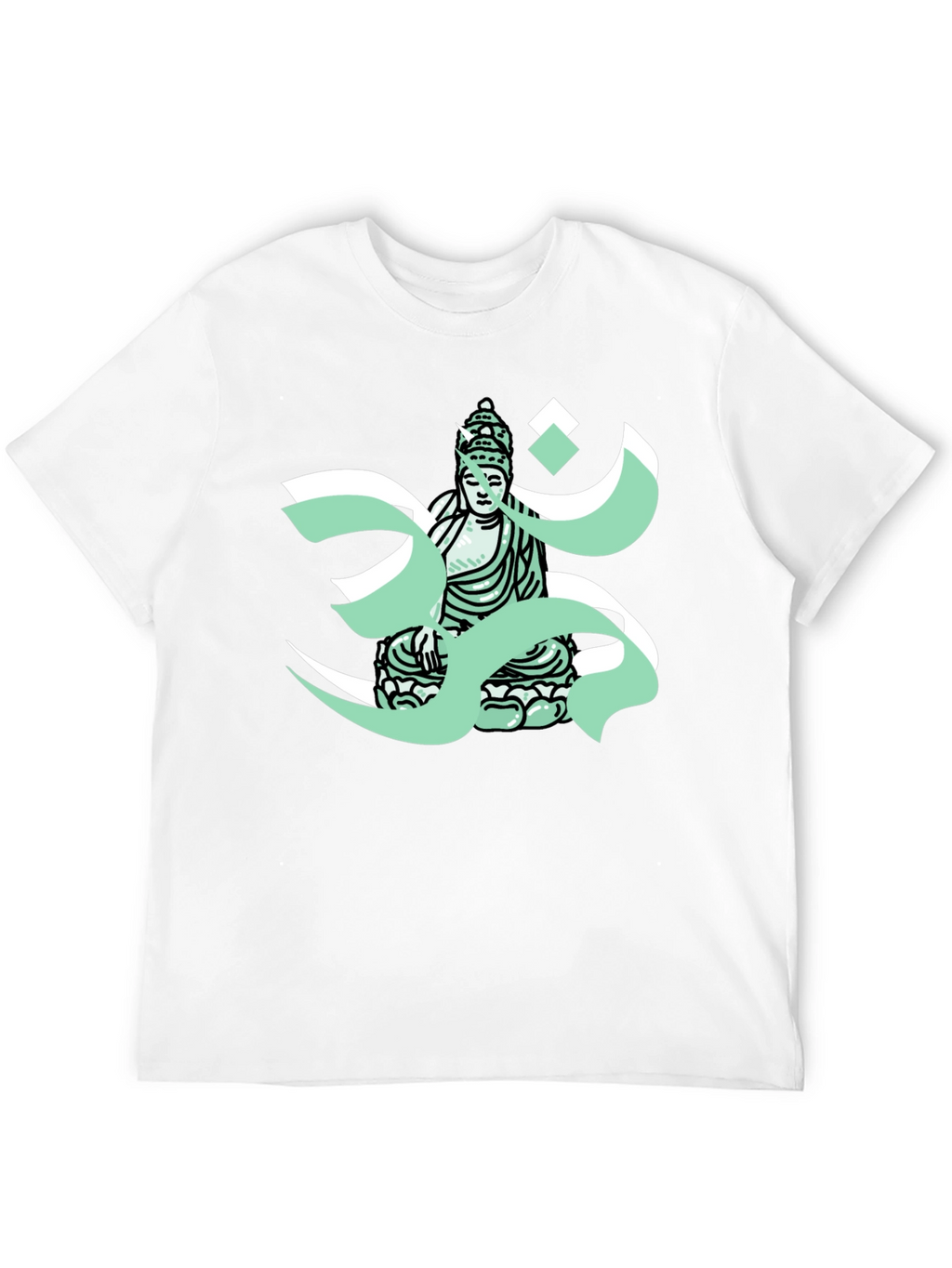 Buddha Om T-Shirt - Meditative Graphic Tee