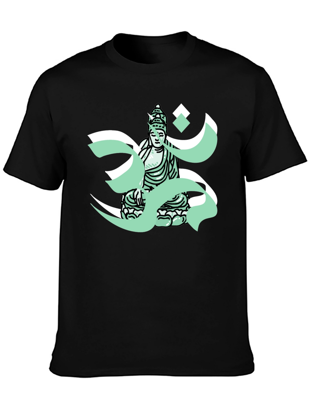 Buddha Om T-Shirt - Meditative Graphic Tee