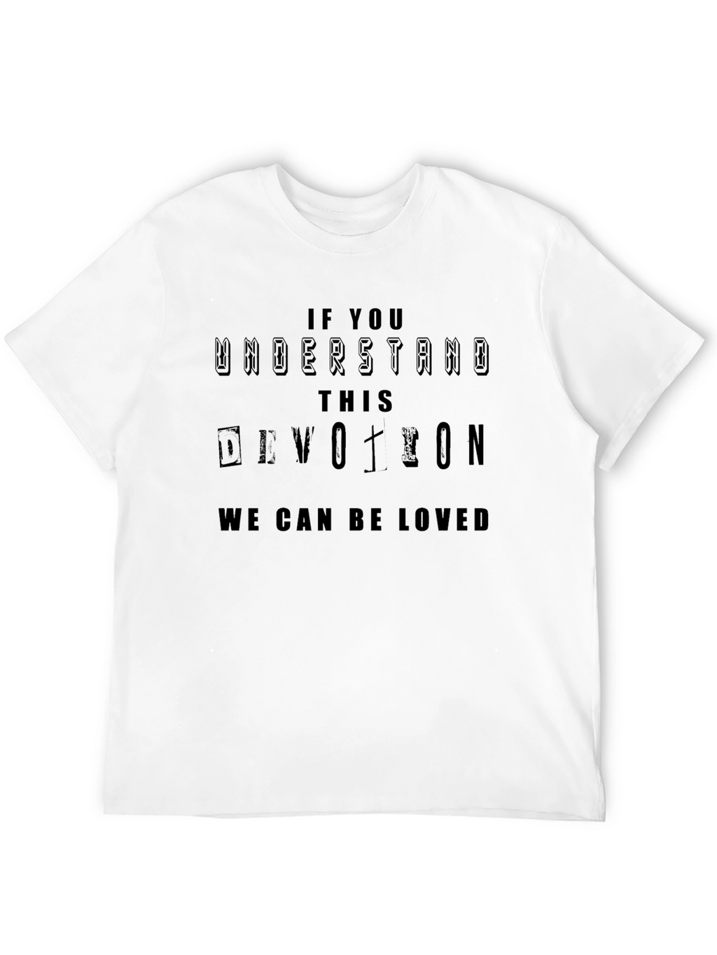 Devotion Graphic T-Shirt - Unisex Black Tee