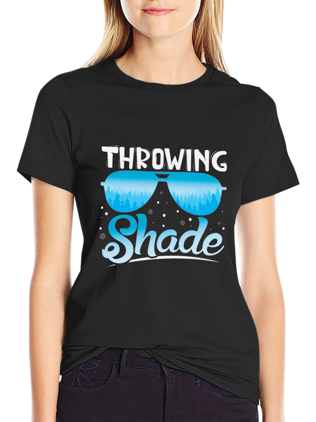 Throwing Shade Winter Sunglasses Tee