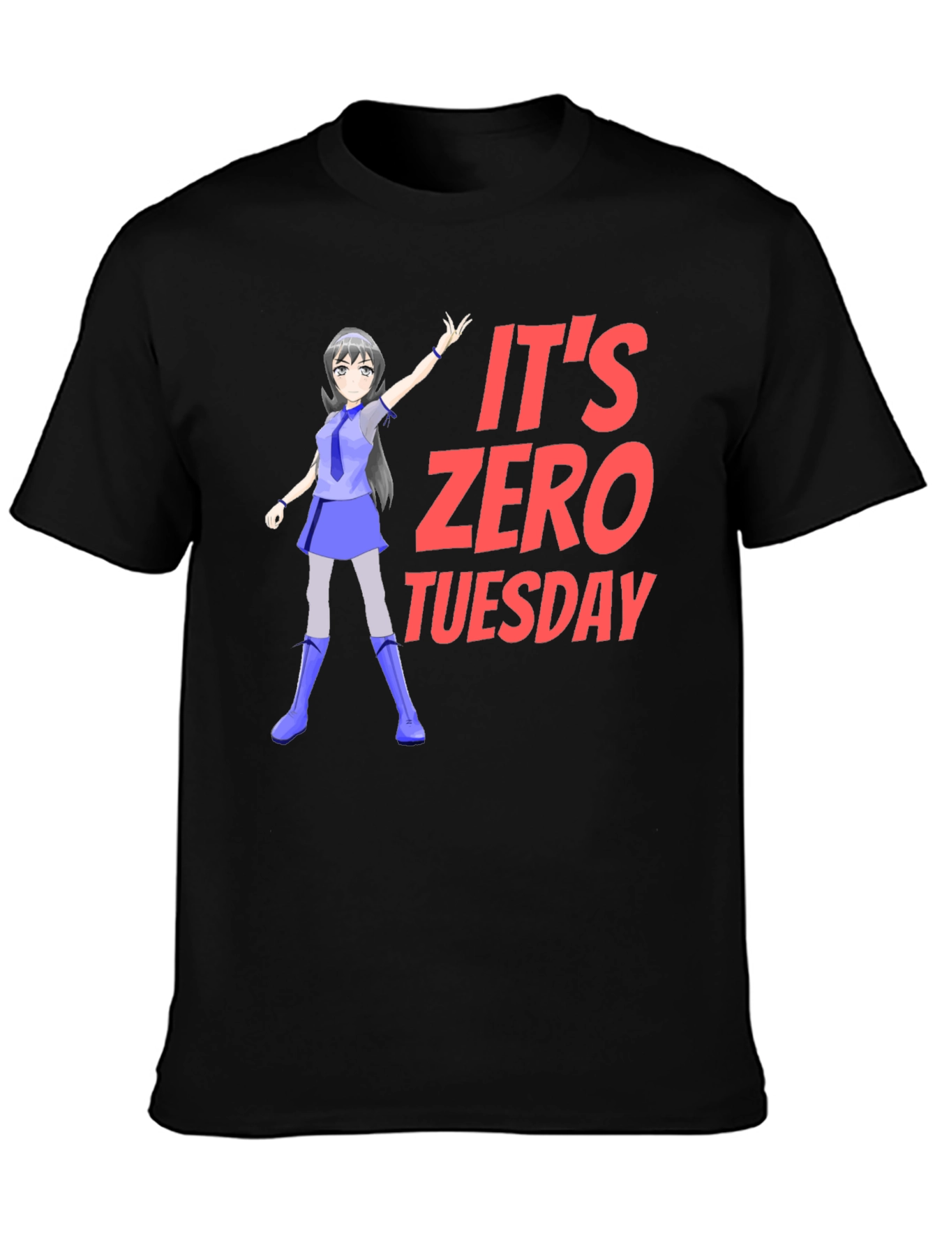 Its Zero Tuesday T-Shirt Anime Girl Tee