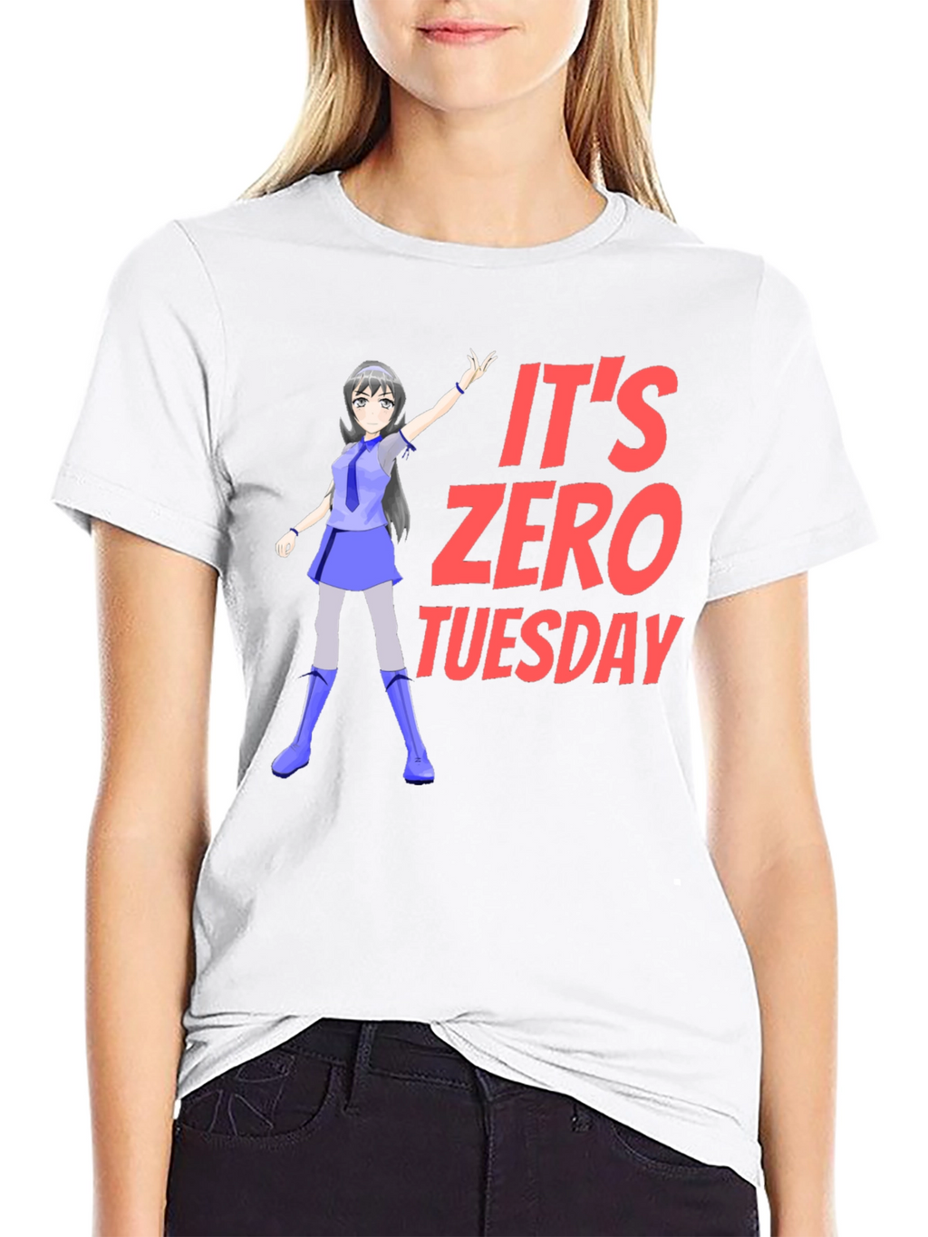 Its Zero Tuesday T-Shirt Anime Girl Tee