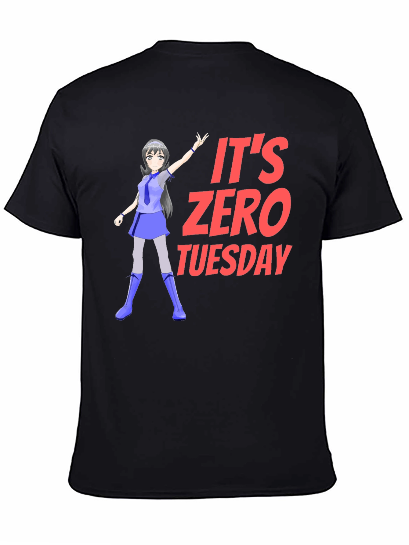 Its Zero Tuesday T-Shirt Anime Girl Tee